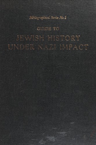 Cover for Guide to Jewish history under Nazi impact