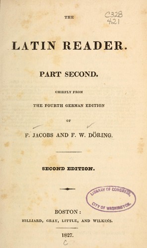 Cover for The Latin reader ...