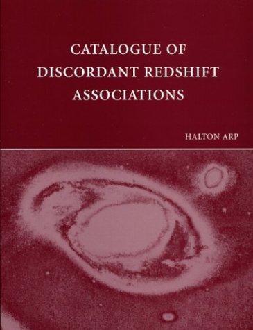 Cover for Catalogue of discordant redshift associations