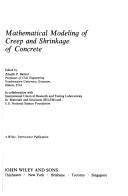Cover for Mathematical modeling of creep and shrinkage of concrete