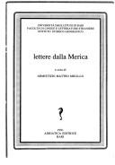 Cover for Lettere dalla Merica