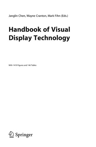 Cover for Handbook of Visual Display Technology