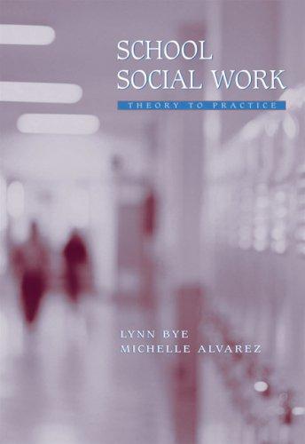Cover for School Social Work