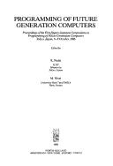 Cover for Programming of future generation computers