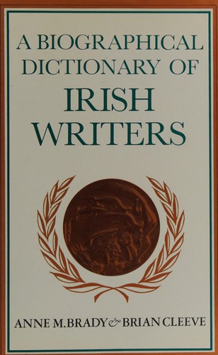 Cover for A Biographical dictionary of Irish writers
