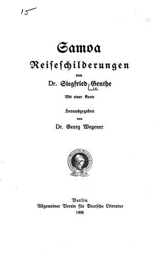 Cover for Samoa