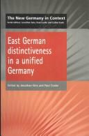 Cover for East German distinctiveness in a unified Germany