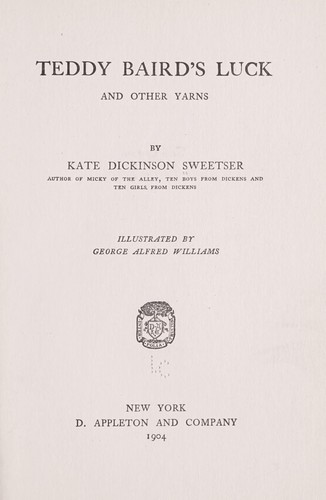 Cover for Teddy Baird's luck