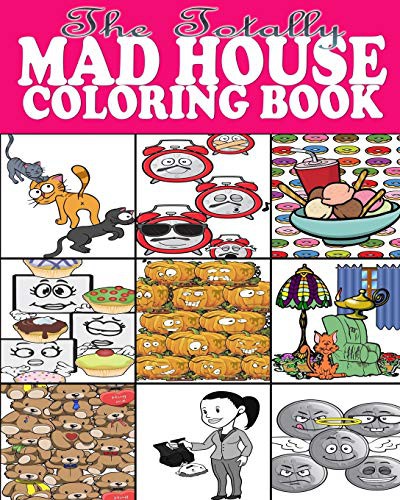 Cover for The Totally Mad House Coloring Book