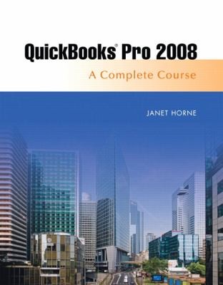 Cover for QuickBooks Pro 2008