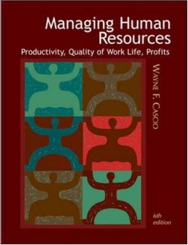 Cover for Managing Human Resources