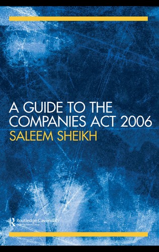 Cover for A guide to the Companies Act 2006