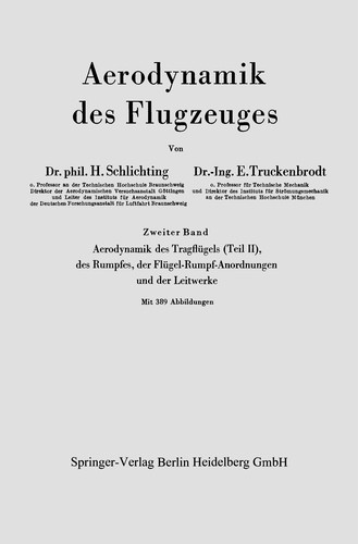 Cover for Aerodynamik des Flugzeuges