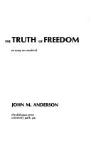 Cover for The truth of freedom