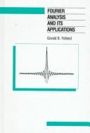 Cover for Fourier analysis and its applications