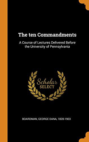 Cover for The ten Commandments