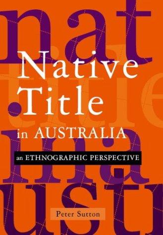 Cover for Native Title in Australia