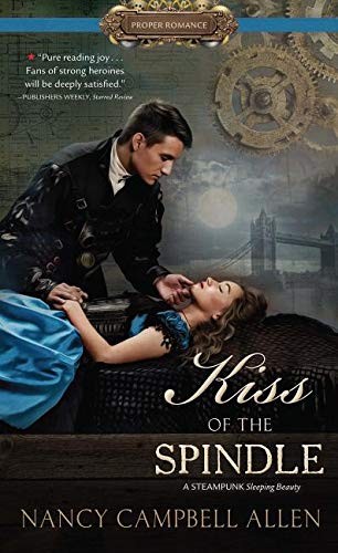 Cover for Kiss of the Spindle (Thorndike Large Print Gentle Romance: Proper Romance)