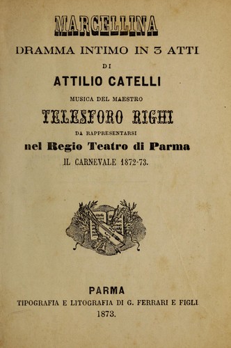 Cover for Marcellina