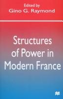 Cover for Structures of power in modern France