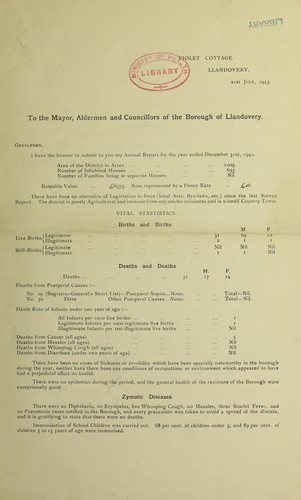 Cover for [Report 1942]
