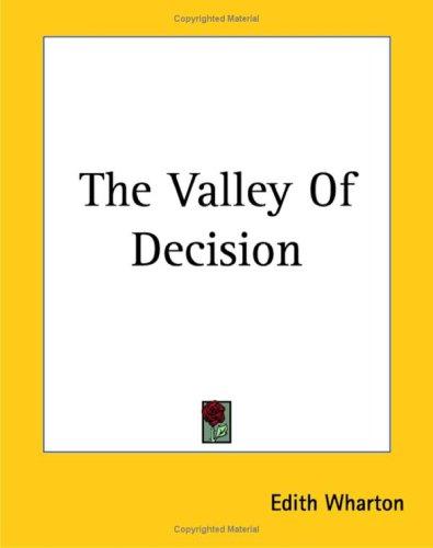 Cover for The Valley Of Decision