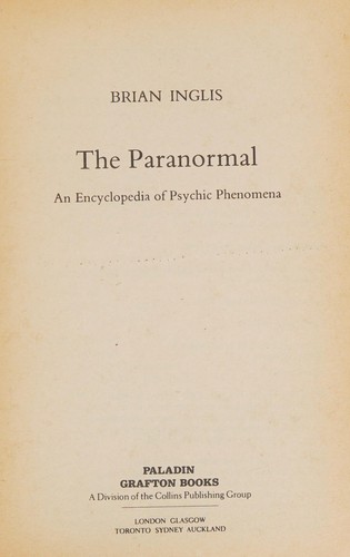 Cover for The Paranormal