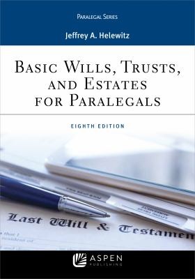 Cover for Basic Wills, Trusts, and Estates for Paralegals