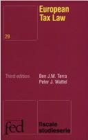 Cover for European tax law