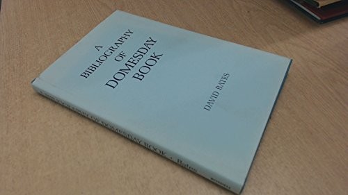 Cover for A bibliography of Domesday book