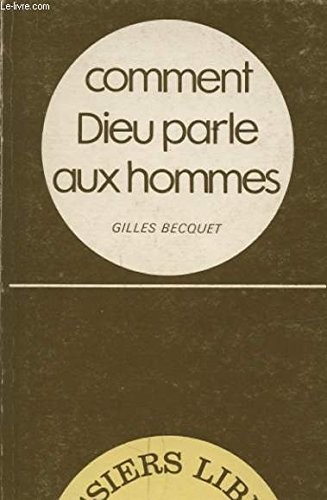 Cover for Comment Dieu parle aux hommes