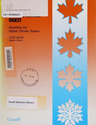 Cover for Modelling the global climate system