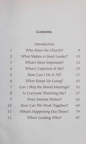 Cover for How to be an effective church leader