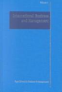 Cover for International Business and Management (SAGE Library in Business and Management)