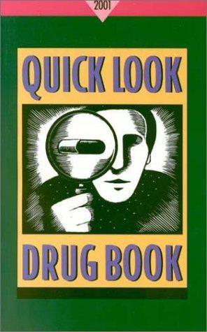 Cover for Quick Look Drug Book 2001 (Drug Book)