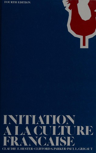 Cover for Initiation à la culture française