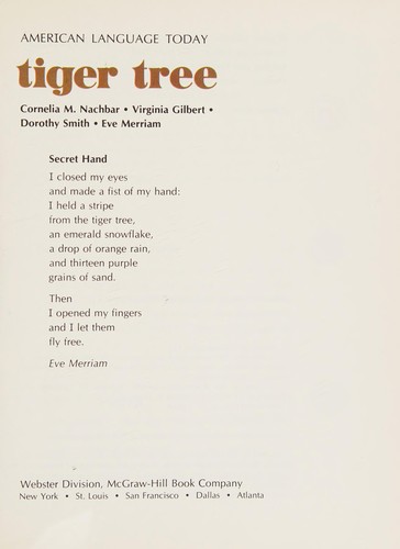 Cover for Tiger tree