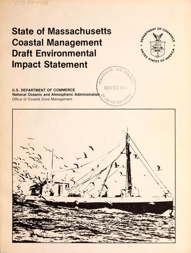 Cover for State of Massachusetts coastal management draft environmental impact statement.