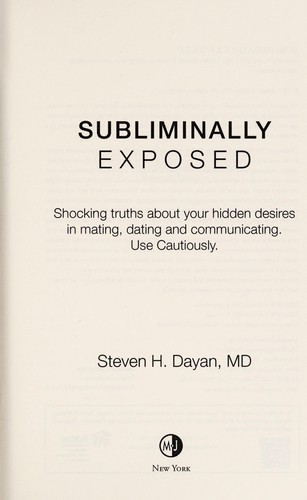 Cover for Subliminally exposed