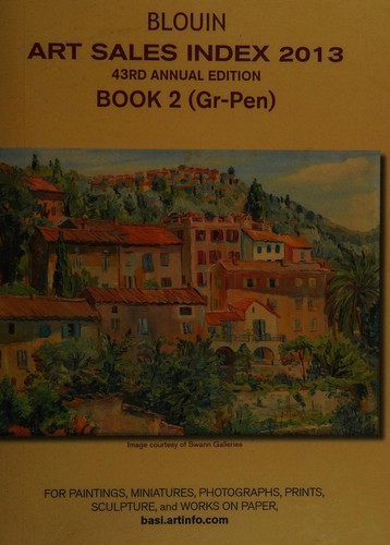 Cover for Art sales index 2013