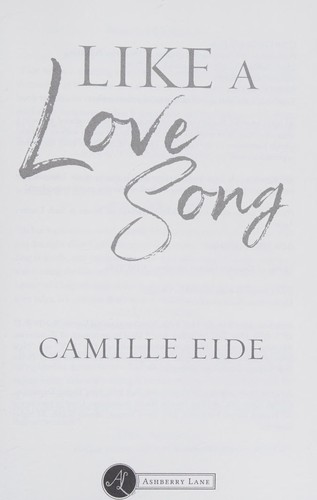 Cover for Like a love song