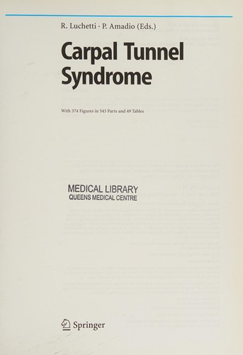 Cover for Carpal tunnel syndrome