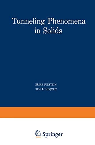 Cover for Tunneling Phenomena in Solids