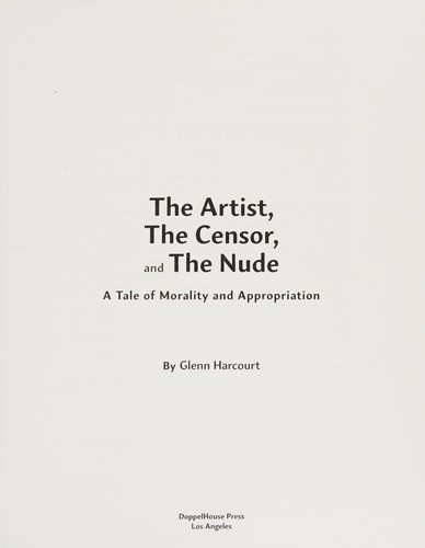 Cover for The artist, the censor, and the nude