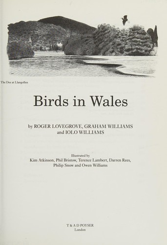 Cover for Birds in Wales