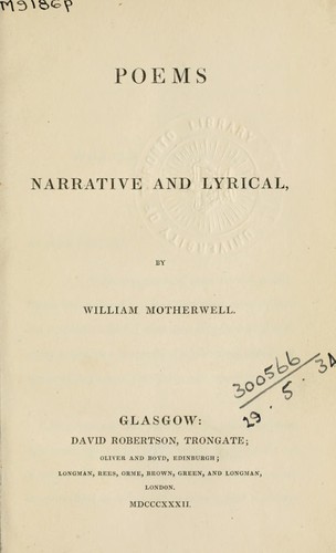 Cover for Poems