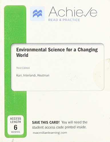 Cover for Achieve Read & Practice for Scientific American Environmental Science for a Changing World
