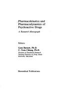 Cover for Pharmacokinetics and pharmacodynamics of psychoactive drugs