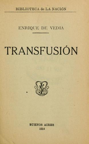 Cover for Transfusión