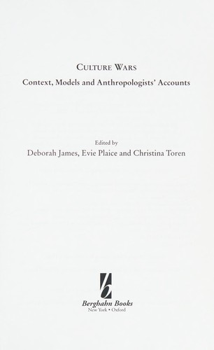 Cover for Culture Wars